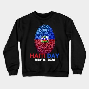 haiti flag day 2024 Crewneck Sweatshirt